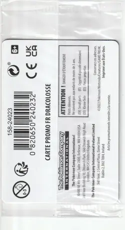 Pokemon TCG Silver Tempest 2022 #131/195 Dracolosse Gamestop Promo French 23876 - Image 2