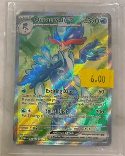 Pokemon TCG - Quaquaval ex 235/193 Sv02: Paldea Evolved Holo | English - Image 1