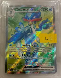 Pokemon TCG - Quaquaval ex 235/193 Sv02: Paldea Evolved Holo | English - Image 2