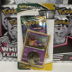 Pokemon TCG Evolving Skies Checklane Blister SWIRL HOLO Slowpoke Promo Sealed - Image 1