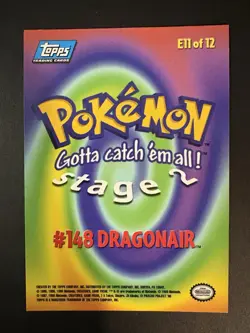 Dragonair E11 148 Pokemon Topps Blue Logo LP - Image 2