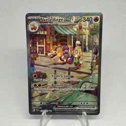 Pokemon Skeledirge EX TCG Paldea Evolved Special Illustration Rare 258/193 - Image 1