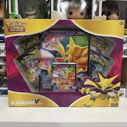 Pokemon Alakazam V Box Factory Sealed Evolving Skies New Sealed - Image 1