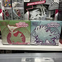 Pokemon Elite Trainer Box Temporal Forces Set of 2 SV05 NEW Factory Sealed - Image 1