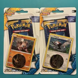Pokemon TCG Sun & Moon Base Set Checklane Blister Set Of 2 - Image 1