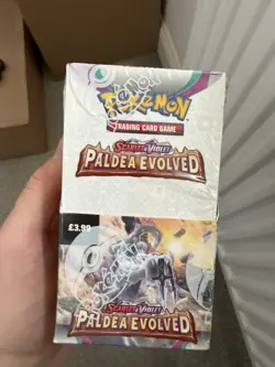 Pokemon TCG Scarlet & Violet Paldea Evolved Half Booster Box 18 Packs (sealed) - Image 1