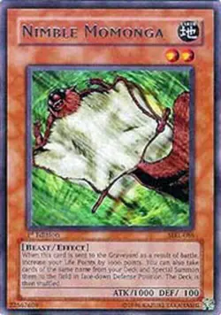 Yugioh! MP Nimble Momonga - MRL-086 - Rare - Unlimited Edition Moderately Played - Image 1