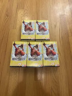 One Piece Egghead ENGLISH Starter Deck ST-29 Lot Of 5 Sealed Brand New Release - Image 1
