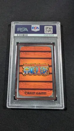 One Piece CCG Japanese Roronoa Zoro WJ10 PSA AUTHENTIC Christopher Sabat AUTO 8 - Image 3