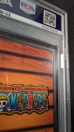 One Piece CCG Japanese Roronoa Zoro WJ10 PSA AUTHENTIC Christopher Sabat AUTO 8 - Image 4