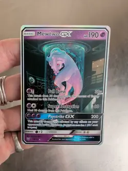 Mewtwo GX 78/73 Secret Rare Shining Legends NM Pokemon Card (Mew Tube) 2017 - Image 2