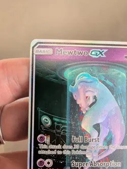 Mewtwo GX 78/73 Secret Rare Shining Legends NM Pokemon Card (Mew Tube) 2017 - Image 5