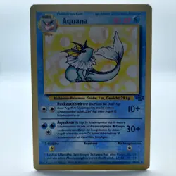 Pokemon TCG Karte - Aquana / Vaporeon - Dschungel 28/64 - Deutsch German EXC - Image 1