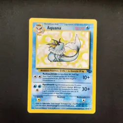 Pokemon TCG Karte - Aquana / Vaporeon - Dschungel 28/64 - Deutsch German EXC - Image 3