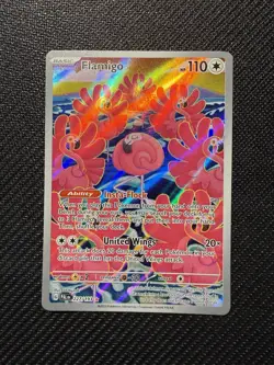 Flamigo 227/193 Pokemon TCG SV Paldea Evolved Illustration Rare Card - Image 1