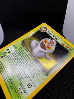 Dark Arbok 2/82 Holo Rare Card Team Rocket Vintage Wotc Pokemon Card HP - Image 3