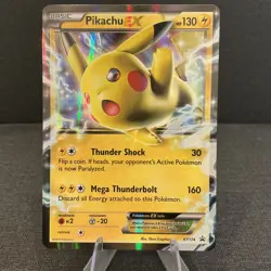 Pikachu EX XY174 Black Star Promo Holo 2016 Pokemon TCG Card - Image 1