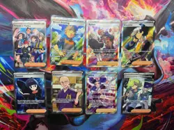 Pokemon Card Full Art Trainer Lot Of 8 All NM - Image 1