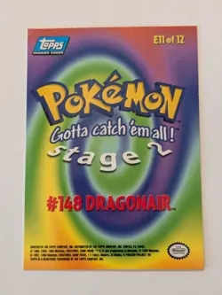 (10 Cards)1999 Topps Pokemon Movie Stage Blue/Black Logo Blastoise Bulbasaur Etc - Image 5