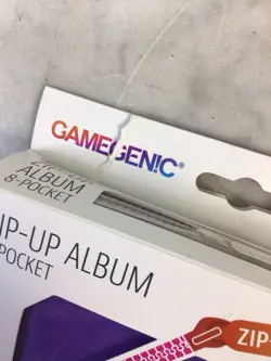 New GameGenic Card Storage Purple Zip Up 8 Pocket - Image 2