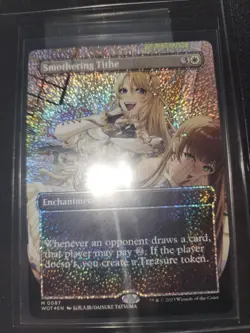 MTG English Smothering Tithe (Anime Borderless) (Confetti Foil) NM Foil - Image 1