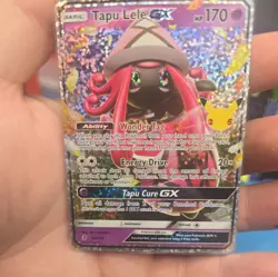 Pokemon TCG TAPU LELE GX 60/145 Ultra Rare 2017 World Championships LP Card (2) - Image 1