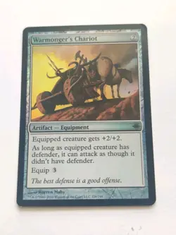 Warmonger's Chariot Rise of the Eldrazi FOIL MTG Magic The Gathering - Image 1