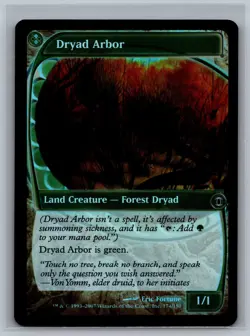 Magic The Gathering Future Sight Dryad Arbor #174/180 ERROR Foil READ MTG TCG - Image 1