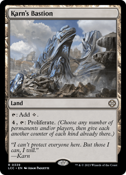 Karn's Bastion - 339 - The Lost Caverns of Ixalan Commander- Near Mint - MTG - Image 1