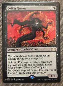 MTG Magic the Gathering Coffin Queen (TPR-087/269) The List LP - Image 1