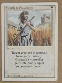 Swords to Plowshares - Revised Edition - Near Mint | MTG - Image 1