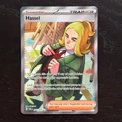 Hassel 205/167 Pokemon Twilight Masquerade SV Ultra Rare Full Art Holo NM - Image 1
