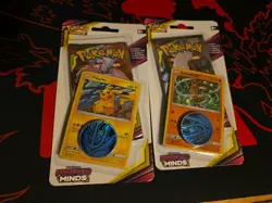 Pokemon Unified Minds Pikachu & Sudowoodo Checklane Blisters Lot Of 2 Sealed - Image 1