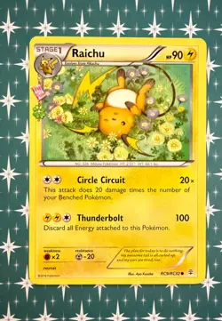 Raichu RC9/RC32 Generations: Radiant Collection Pokemon TCG LP / NM - Image 1