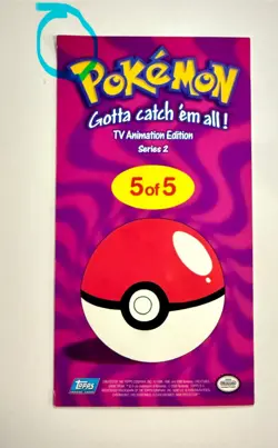 Charizard 5 of 5 Topps 2000 Chrome Oversized Box Topper Series 2 Pokemon Card - Image 2