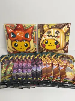 Pokemon TCG Sword & Shield Darkness Ablaze Booster Pack Lot Of 12 + BONUS 820650807138 - Image 1