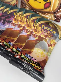 Pokemon TCG Sword & Shield Darkness Ablaze Booster Pack Lot Of 12 + BONUS 820650807138 - Image 4
