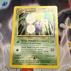 2000 Jumpluff #7/111 Holo MP Rare Pokemon Neo Genesis Vintage WOTC - Image 1