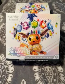 Pokemon TCG Prismatic Evolutions ETB Elite Trainer Box Brand New Factory Sealed - Image 1