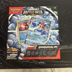 Pokemon TCG Meowscarada and Quaquaval EX Deluxe Battle Deck Set New Selead - Image 1