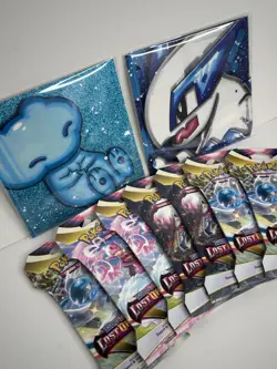 Pokemon Lost Origin Sleeved Booster Pack Art Set of 7 Packs SEALED + BONUS - Image 2