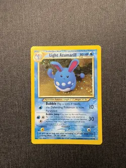 Light Azumarill 13/105 Holo Rare Unlimited Neo Destiny Pokemon LP - Image 1