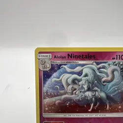2019 Pokemon Alolan Ninetales 111/181 Sm-Team Up Holo NM - Image 2
