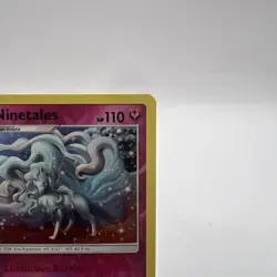 2019 Pokemon Alolan Ninetales 111/181 Sm-Team Up Holo NM - Image 3
