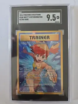 2016 Pokemon XY Evolutions Misty’s Determination Full Art 108/108 SGC 9.5 Mint - Image 1