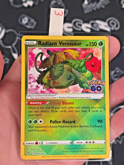 Radiant Venusaur 004/078 Pokemon GO TCG Set Holo - NM - Image 1