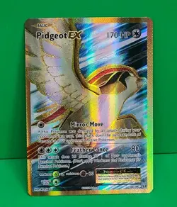 Pokemon TCG Pidgeot-EX Evolutions 104/108 Holo Full Art Ultra Rare - Image 1