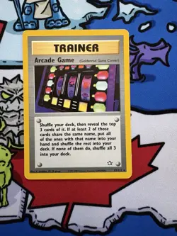 Arcade Game x1 Pokemon TCG Neo Genesis Unlimited - Image 1