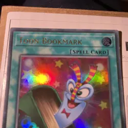 YuGiOh Toon Bookmark TOCH-EN003 Ultra Rare Unlimited Edition NM - Image 2