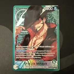 Dracule Mihawk - OP14-020 (Alternate Art) The Azure Sea's Seven Foil - Image 1